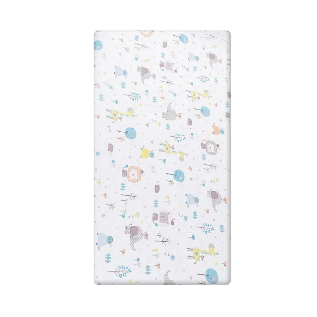 【JoyNa】嬰兒床單 純棉紗布床包 嬰幼兒床罩(春夏薄款.鬆緊收邊)