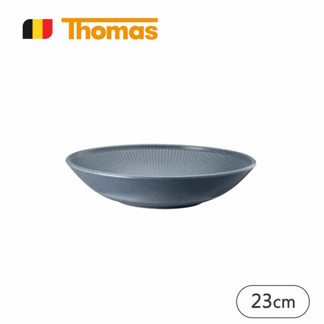 【Thomas】Clay/圓湯盤/天空藍/23cm(機能與生活完美結合的陶器品牌)
