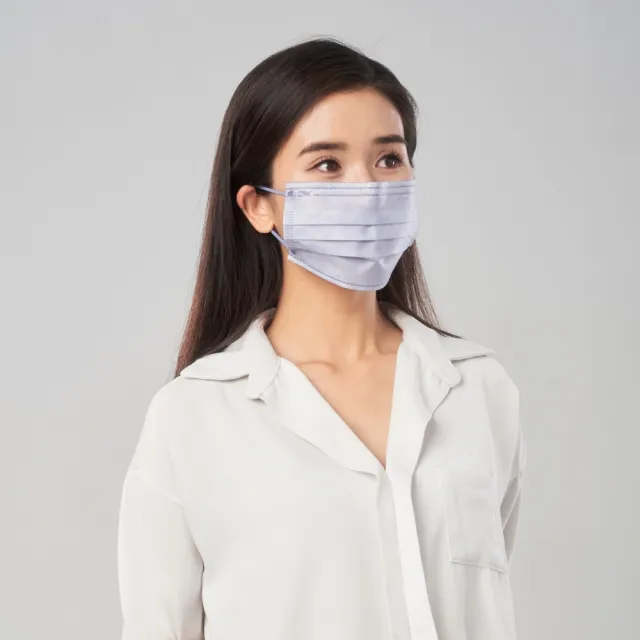 【DRX 達特世】醫用平面口罩-莫蘭迪四色綜合-成人20入/盒