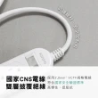 【KINYO】1開3插3孔USB防火防雷擊過載保護電源延長線(USB延長線 6尺1.8M)