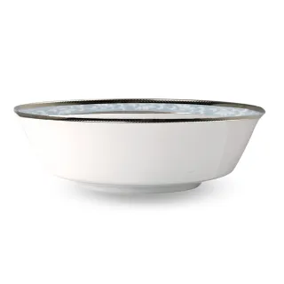 【NORITAKE】花舞春風銀邊蔬菜缽(22.7CM)