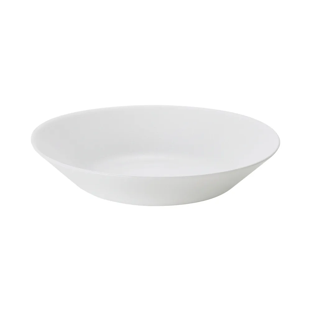 【CORELLE 康寧餐具】PYREX 靚白純白強化玻璃6吋深盤(413)