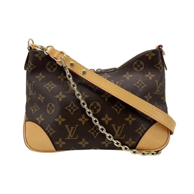 【Louis Vuitton 路易威登】Boulogne 帆布手提/斜背包(M45832-咖)