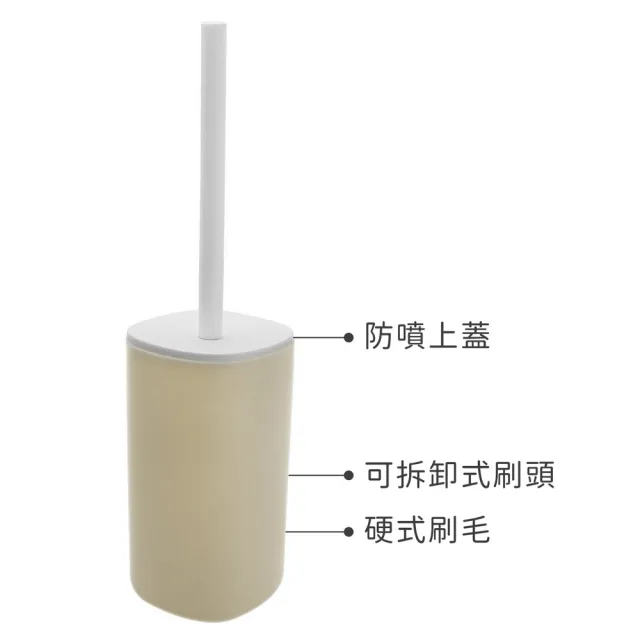 【VERSA】西班牙 簡約方形馬桶刷 拿鐵棕  / 清潔刷