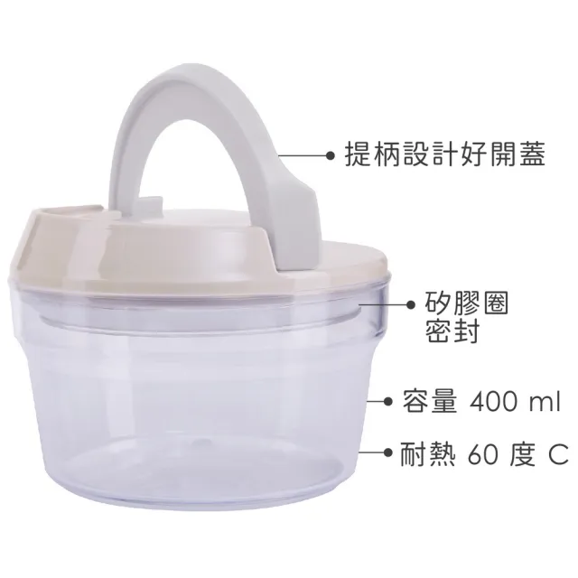 【Premier】英國 提柄密封罐 灰400ml / 保鮮罐 咖啡罐 收納罐 零食罐 儲物罐