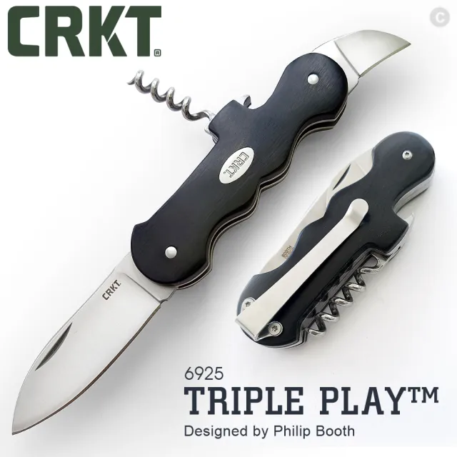 【CRKT】TRIPLE PLAY 多功能折刀(#6925)