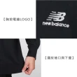 【NEW BALANCE】男女長袖圓領T恤-毛圈 上衣 休閒 NB 黑灰白(UT21501BK)