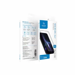 【iMos】iPhone 14 Pro Max 6.7吋 imos 滿版黑邊 9M 人造藍寶石玻璃螢幕保護貼