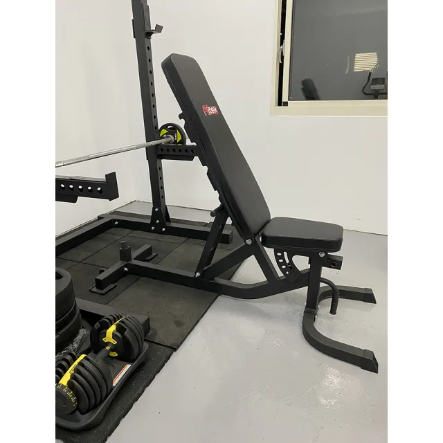 【Fitek】半商用多功能可調整舉重椅 1107B 新改款調整型重訓椅／啞鈴椅 臥推椅(重訓椅 舉重椅 臥推椅)