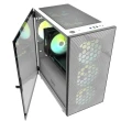 【darkFlash】DLM21 Mesh 白色 M-ATX電腦機殼(ARGB機殼)