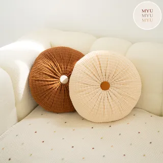 【MYUMYU 沐慕家居】甜甜圈造型圓形坐靠墊(抱枕/靠腰枕/造型抱枕/軟裝)