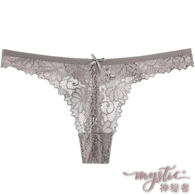 【TING BRA 婷姐內衣】女內褲5入組 蕾絲花紋蝴蝶結丁字內褲(5色各一)