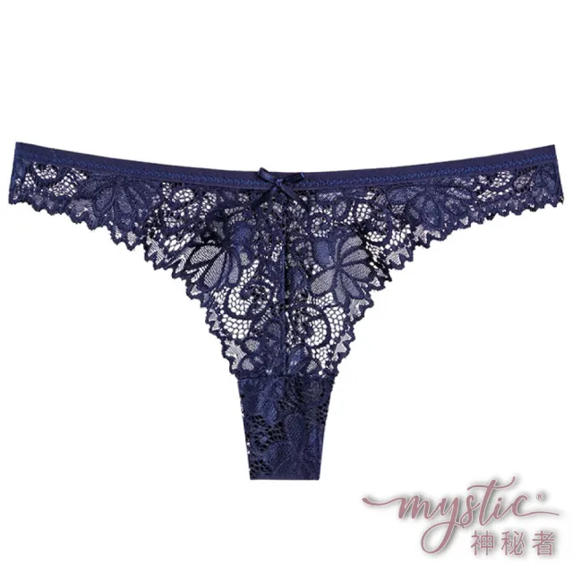 【TING BRA 婷姐內衣】女內褲5入組 蕾絲花紋蝴蝶結丁字內褲(5色各一)