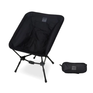 【NUIT 努特】三角衛星 輕量太空椅 露營椅 釣魚椅 月亮椅 輕量椅 低腳椅(NTC113BK單入)