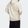 【adidas 愛迪達】帽T Adicolor 連帽上衣 長袖 寬鬆 重磅 袋鼠口袋 休閒 男女款 象牙白 愛迪達(HK2936)