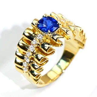 【禾美珠寶】天然皇家藍藍寶石戒指SN336(18K金)