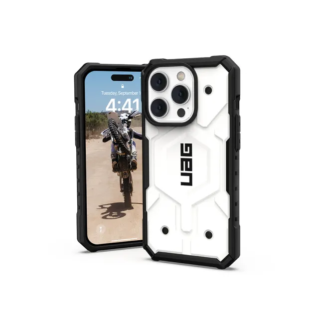 【UAG】iPhone 14 Pro MagSafe 耐衝擊保護殼-白(UAG)