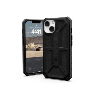 【UAG】iPhone 13/14 頂級版耐衝擊保護殼-極黑(UAG)