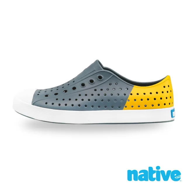 【Native Shoes】JEFFERSON 男/女鞋(灰霧藍X黃)