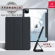 【XUNDD 訊迪】2022 iPad Pro 12.9吋 第6代 軍事筆槽版 休眠喚醒 磁吸支架平板皮套