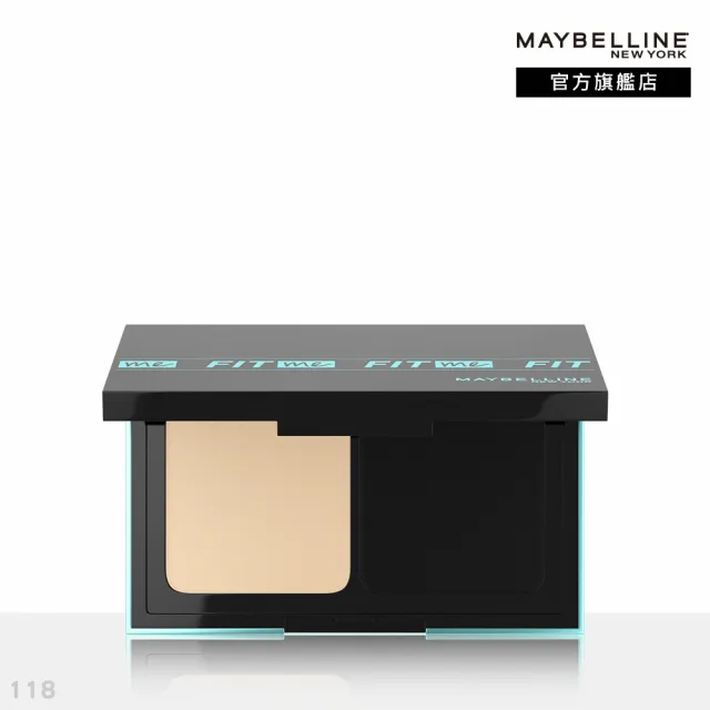 【MAYBELLINE 媚比琳】反孔特霧全進化零瑕嫩粉餅SPF44 PA++++(9g)