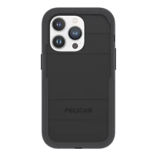 【PELICAN】iPhone 14 Pro 6.1吋 Voyager 航海家環保抗菌超防摔保護殼MagSafe版 - 黑