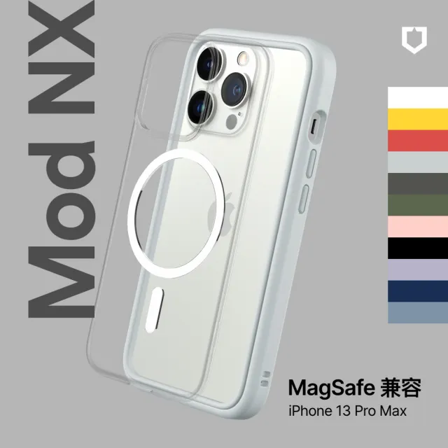 【RHINOSHIELD 犀牛盾】iPhone 13 Pro Max 6.7吋 Mod NX MagSafe兼容 超強磁吸手機保護殼(耐衝擊手機殼)