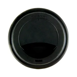 【Muurla】咖啡杯杯蓋 矽膠杯蓋 黑 9.5cm