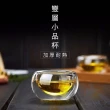 【CITY STAR】耐熱雙層玻璃真空品茶杯-6入組(雙層玻璃杯)