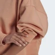 【adidas 愛迪達】Sweatshirt 女 長袖上衣 運動 休閒 百搭 寬鬆 舒適 國際版 粉紅(H06659)