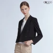 【G2000】時尚劍形領雙排釦彈性西裝外套-黑色(1821664299)