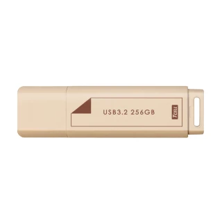 【TCELL 冠元】USB3.2 Gen1 256GB 文具風隨身碟(奶茶色)