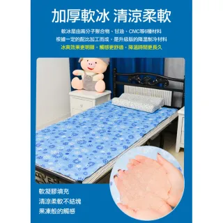 【ROYAL LIFE】多功能降溫軟冰冷凝涼墊(水涼墊/寵物冰涼墊/冷凝水晶墊/床墊/降溫墊 中款)