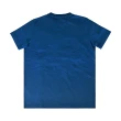 【KENZO】KENZO 草寫字母刺繡LOGO創辦人樣式純棉男士寬鬆短袖T恤(男款/午夜藍x橘)