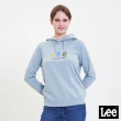 【Lee 官方旗艦】女裝 長袖帽T / 多彩LOGO 共2色 標準版型(LL220446726 / LL220446745)