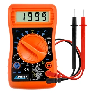 CE認證掌上型數位電表 小型電表 水電工程電流萬能表 B-DEM820D(電壓表 方波檢測 三用電錶 電子電表)