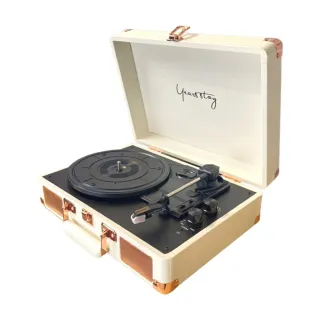 【茶几王 Living Art】Goodmans Ealing 同款黑膠唱片機/藍芽/旗艦款 夢幻玫瑰金(六色可選/保固一年/HY-T01)