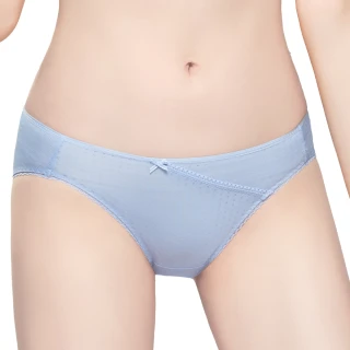 【Swear 思薇爾】青春日記系列M-XL素面低腰三角女內褲(粉蝶藍)