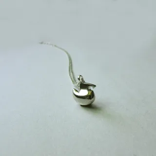【mittag】duck necklace_鴨子項鍊(動物 鴨子 銀飾 mittag 公平貿易 循環經濟)