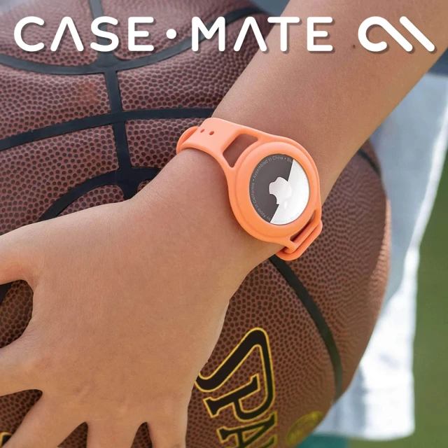 【CASE-MATE】AirTag 專用孩童定位手環(珊瑚紅)