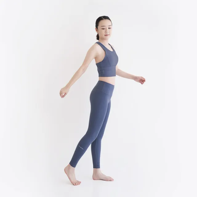 【Mukasa 慕卡莎】DURABLE 提臀美形瑜珈褲 - 午夜藍 - MUK-22931(瑜珈褲、運動褲、九分褲)