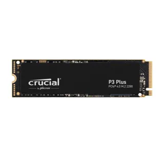 【Crucial 美光】P3 Plus 2TB M.2 2280 PCIe 4.0 ssd固態硬碟 (CT2000P3PSSD8) 讀 5000M/寫 4200M