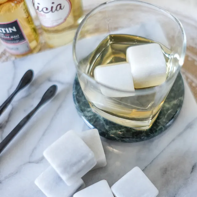 【JEmarble】天然冰石/冰酒石(whisky stones/大理石冰塊/冰磚) - momo購物網 - 好評推薦 -2026年6月