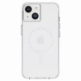 【CASE-MATE】iPhone 14 6.1 吋 Twinkle Diamond Clear 閃耀星環環保抗菌防摔保護殼MagSafe版 - 透明