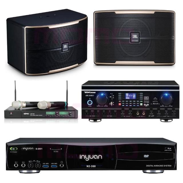 【音圓】S-2001 N2-350+TDF HK-260RU+ACT-35B+JBL Pasion 8(點歌機4TB+擴大機+無線麥克風+喇叭)