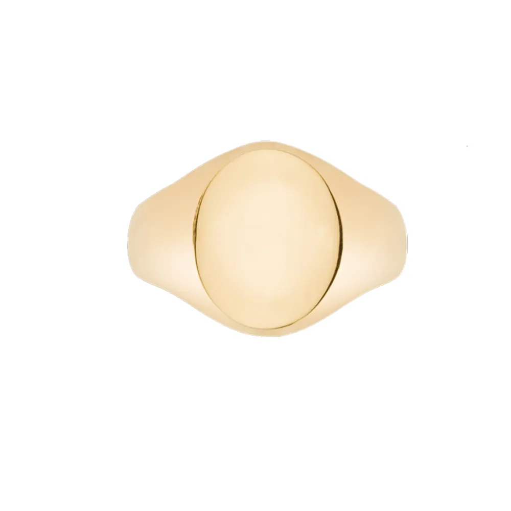 【CINCO】葡萄牙精品 GIOVANNA RING 925純銀鑲24K金戒指 圓形素面戒指(925純銀)