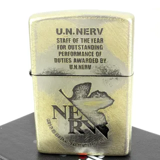 【Zippo】日系-EVA新世紀福音戰士-U.N.NERV AWARD VER.使徒標誌蝕刻打火機