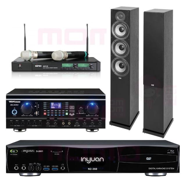 【音圓】S-2001 N2-350+TDF HK-260RU+ACT-35B+Elac Debut 2.0 DF62(點歌機4TB+擴大機+無線麥克風+喇叭)