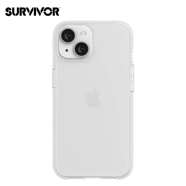 【Griffin】iPhone 14 6.1吋 Survivor Clear 軍規防摔保護殼 透明(iPhone 14 保護殼)