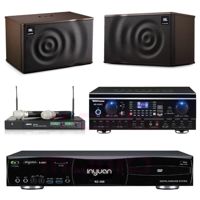 【音圓】S-2001 N2-350+TDF HK-260RU+ACT-35B+JBL MK08(點歌機4TB+擴大機+無線麥克風+喇叭)